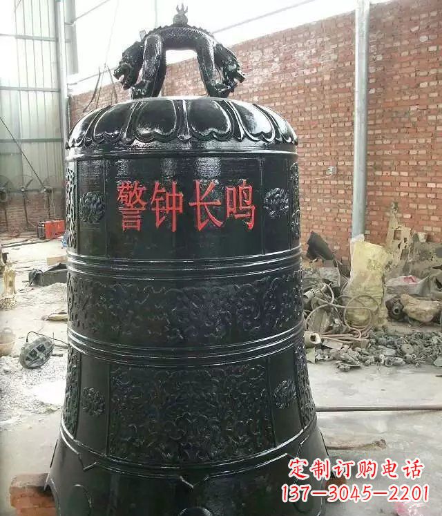 广州寺庙铸铜钟铜雕 (4)