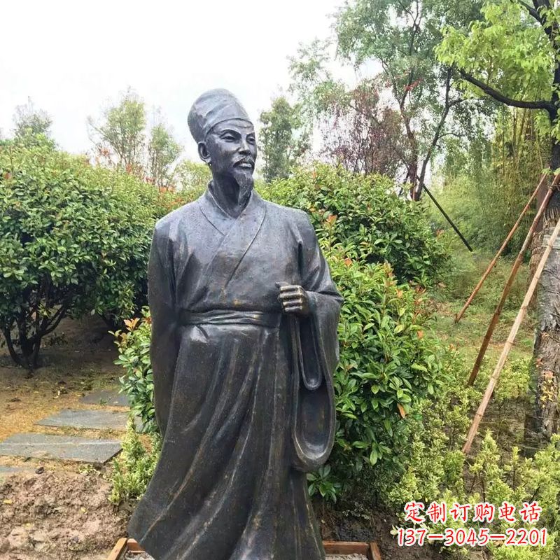 广州苏东坡铸铜历史文化名人雕像