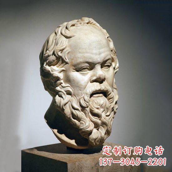 广州苏格拉底石雕头像