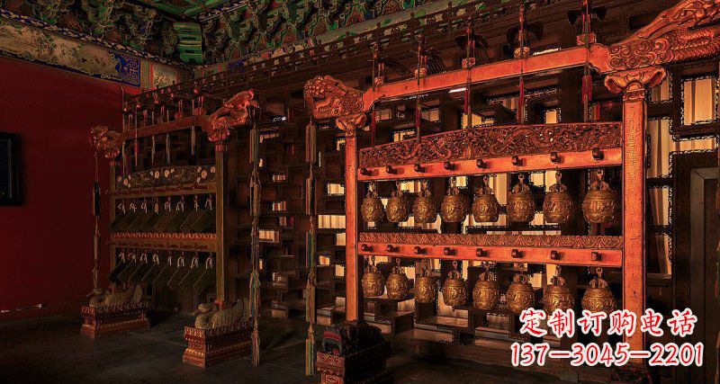 广州铜编钟古代乐器铜雕