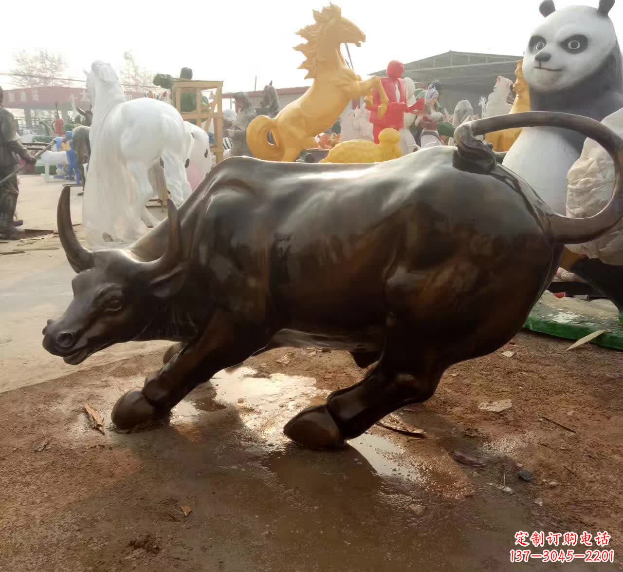 广州铜雕动物牛