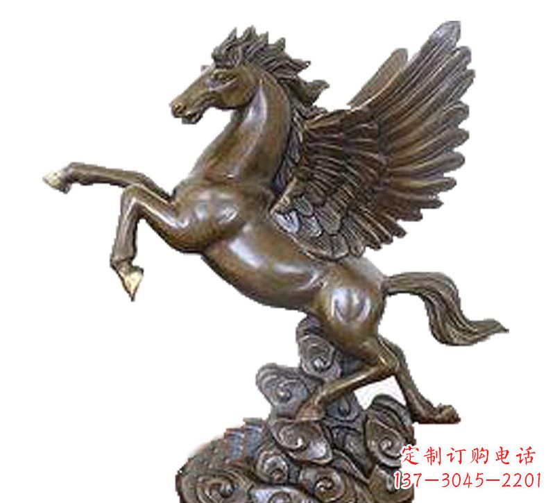 广州铜雕飞黄腾达飞马