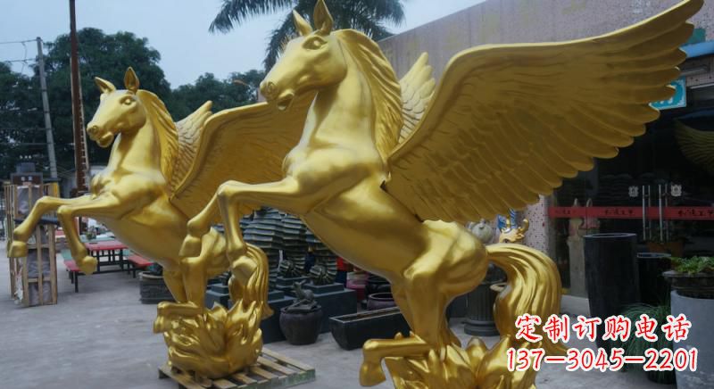 广州铜雕飞马