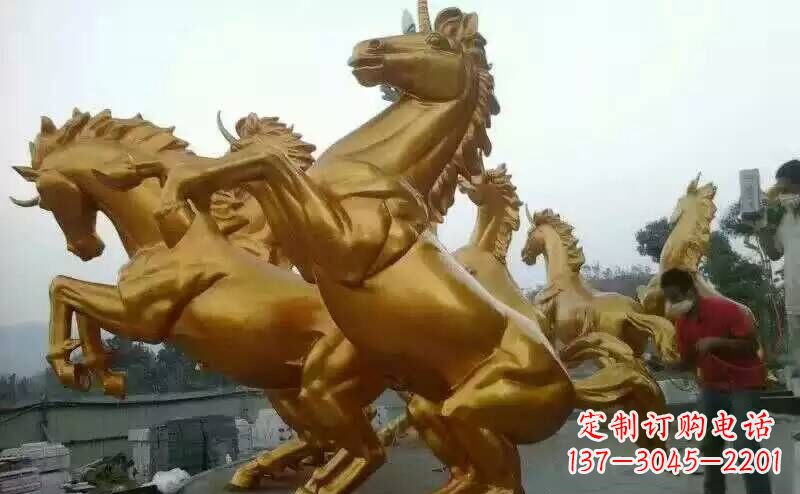 广州铜雕广场飞马雕塑