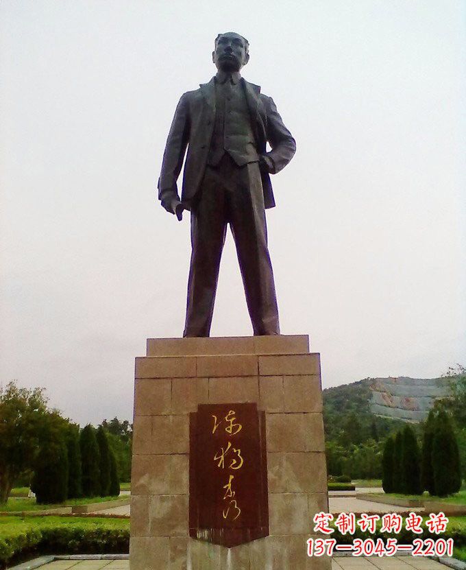 广州铜雕近代名人陈独秀