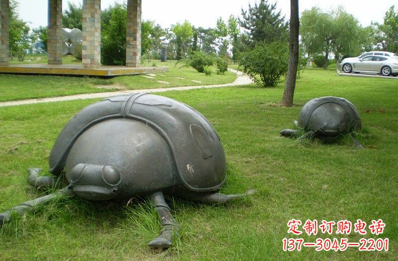 广州铜雕七星瓢虫公园动物雕塑