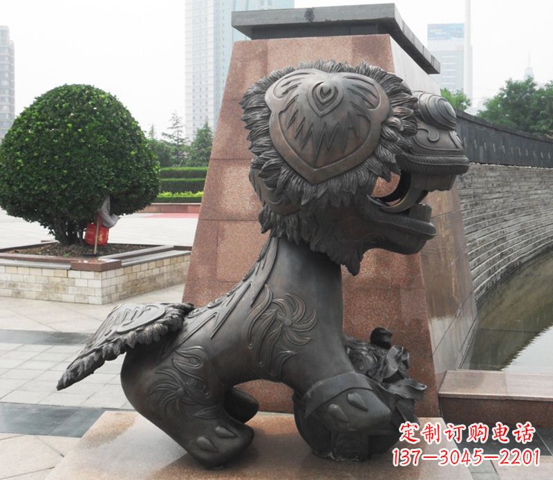 广州铜雕狮子