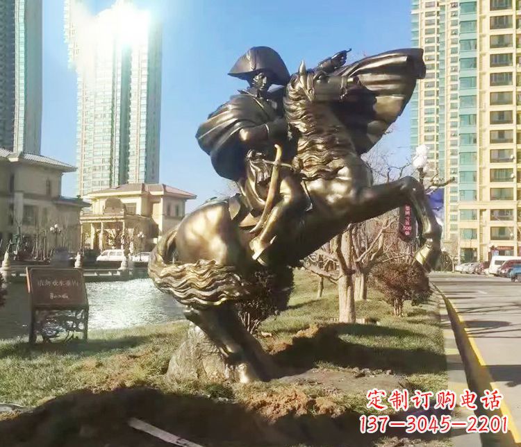 广州铜雕西方骑马雕塑人物