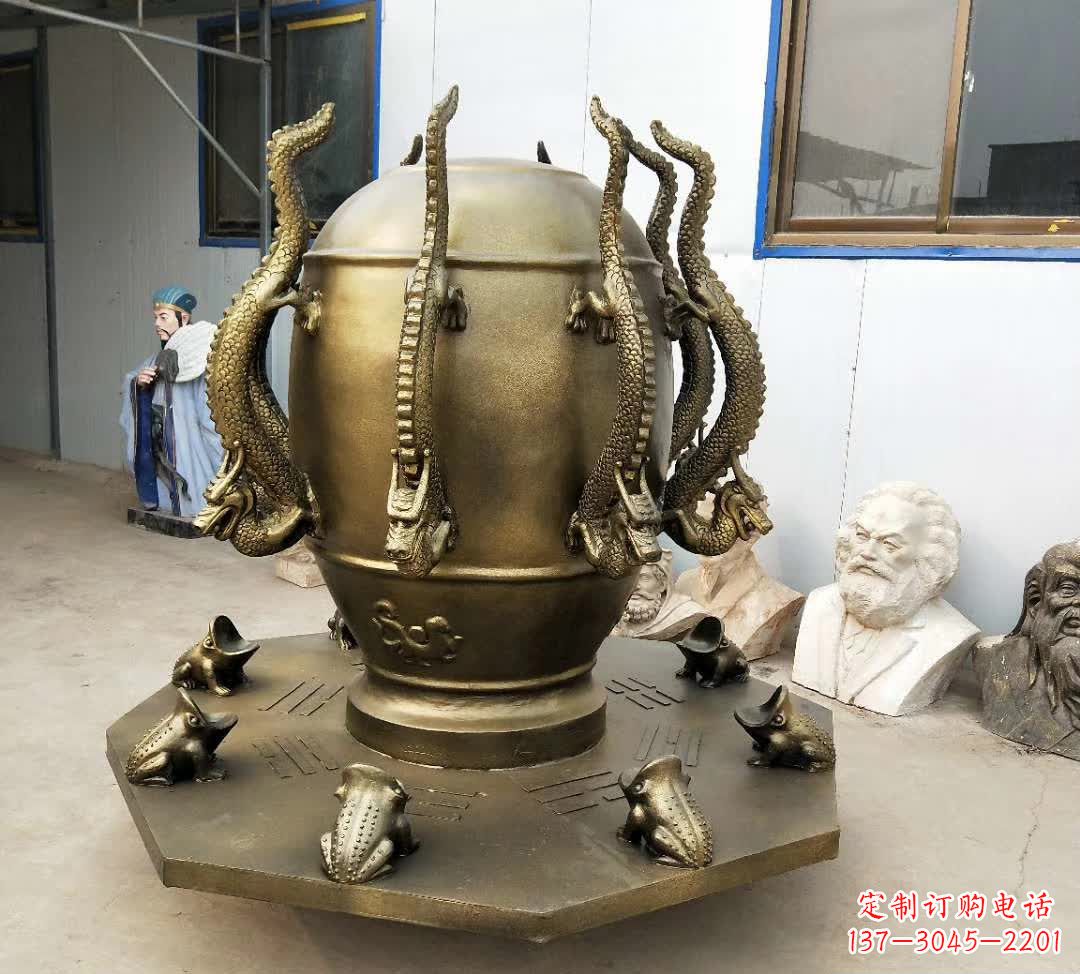 广州铜雕校园景观地动仪