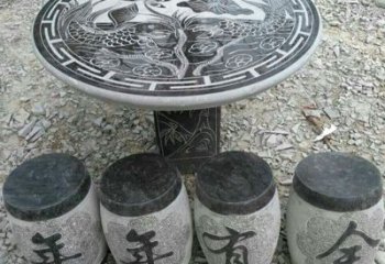 广州仿古石桌凳，雕刻雅致的完美