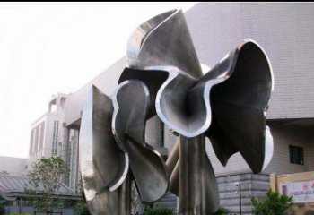 广州企业不锈钢抽象树雕塑