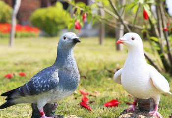 广州秦皇岛和平鸽雕塑：表达和平与友谊的象征