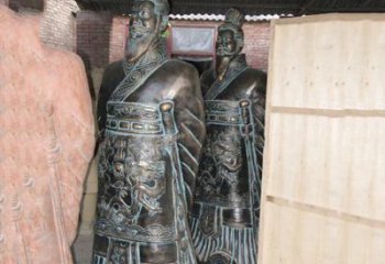 广州珍贵的秦始皇青铜雕像