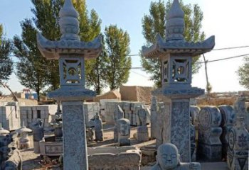 广州青石仿古石灯雕塑，精美实用
