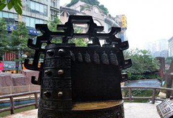 广州青铜钟铜雕，精美外观蕴藏深厚文化内涵