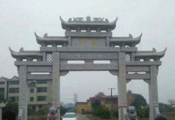 广州仿古牌坊石雕、精美绝伦