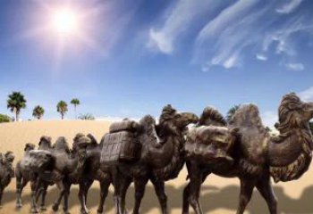广州中领雕塑沙漠骆驼铜雕制作工艺与定制标准