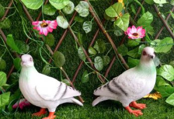 广州传递和平的鸽子雕塑