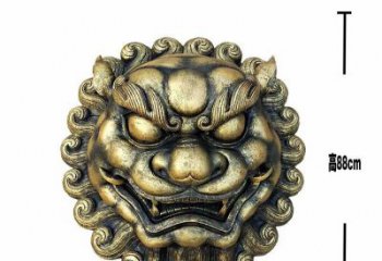 广州领雕品质狮子头铜雕
