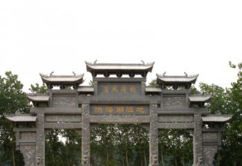 广州专业定制湿地公园石雕牌楼