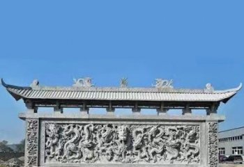 广州石雕浮雕影壁塑——高雅时尚的室内艺术装饰