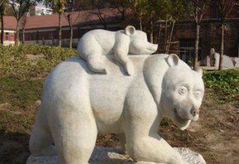 广州狗熊雕塑景观，给你一个精美园林