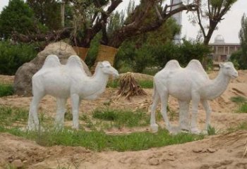 广州欣赏大自然，石雕骆驼公园动物雕塑邀请您
