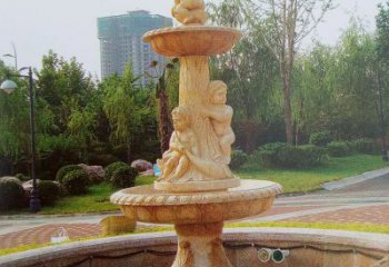 广州石雕喷泉龙头——美观优雅的水景定制