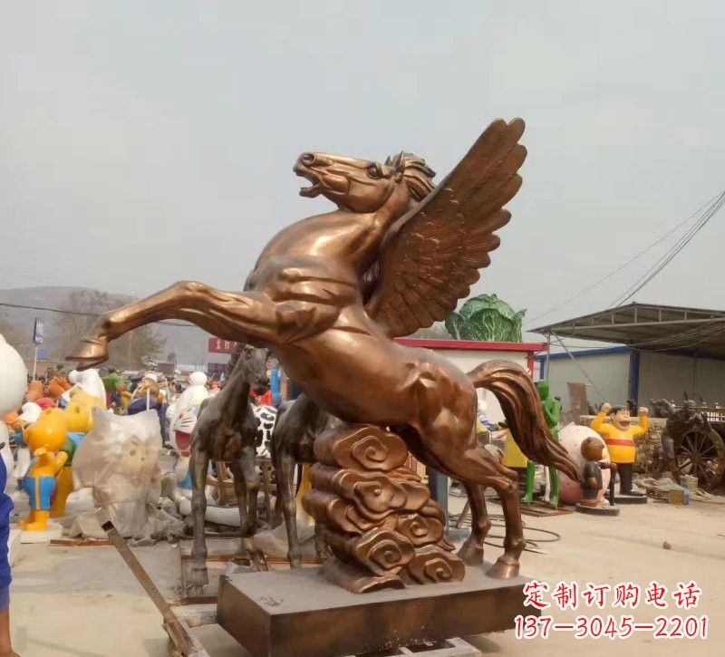 广州祥云飞马铜雕