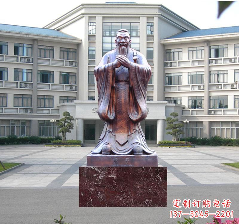 广州校园雕塑孔子 (2)