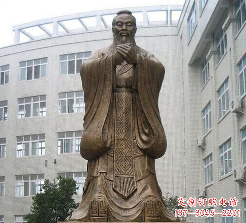 广州校园孔子铜雕222