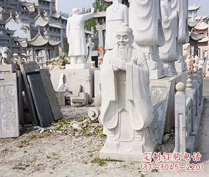 广州校园人物孔子石雕 (3)