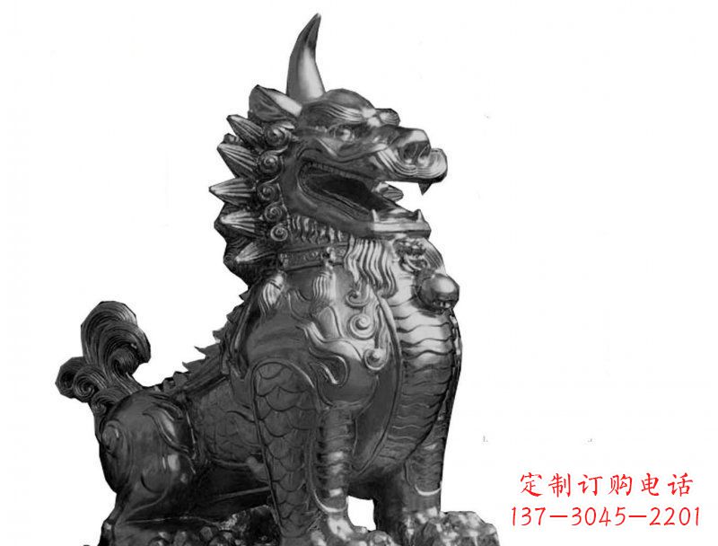 广州獬豸法院景观铜雕