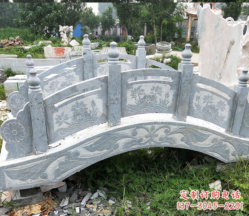 广州园林仿古石拱桥景观石雕 (3)