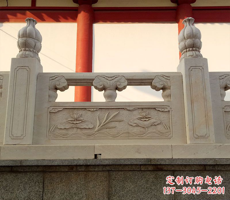 广州园林石浮雕栏板景观石雕 (2)
