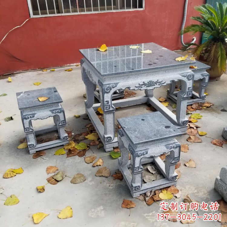 广州园林石桌凳