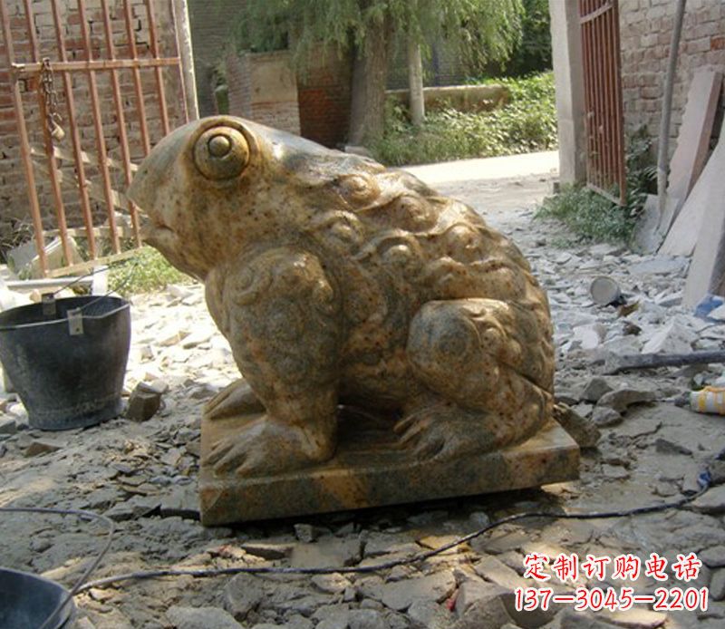 广州招财青蛙石雕