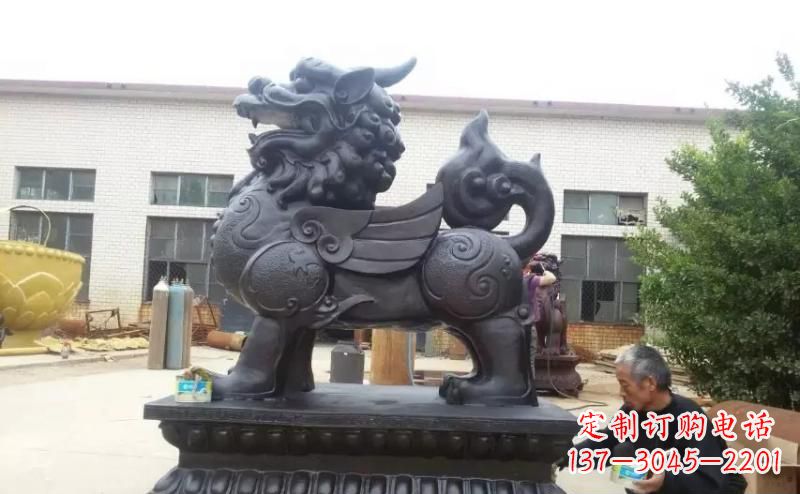 广州招财神兽貔貅铜雕