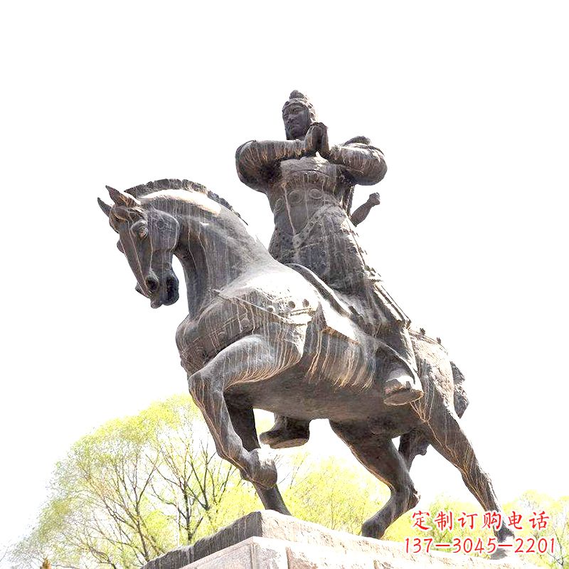 广州中国历史名人民族英雄霍去病铜雕塑