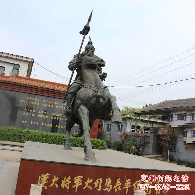 广州中国历史名人汉朝著名将领民族英雄卫青铜雕塑像