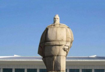 广州魏武帝曹操雕塑-城市名人中国古代人物石雕塑像