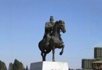 广州魏武帝曹操骑马雕塑-景区园林历史人物古代著名军事家帝王