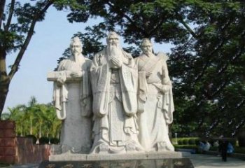 广州校园儒家三圣雕塑
