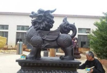 广州招财神兽貔貅铜雕 