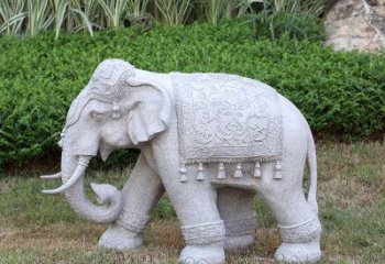 广州中式石雕大象