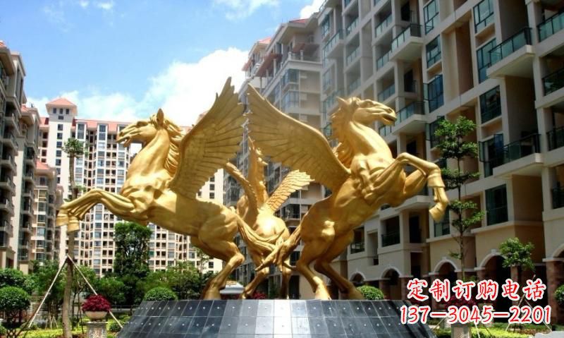广州铸铜飞马雕塑