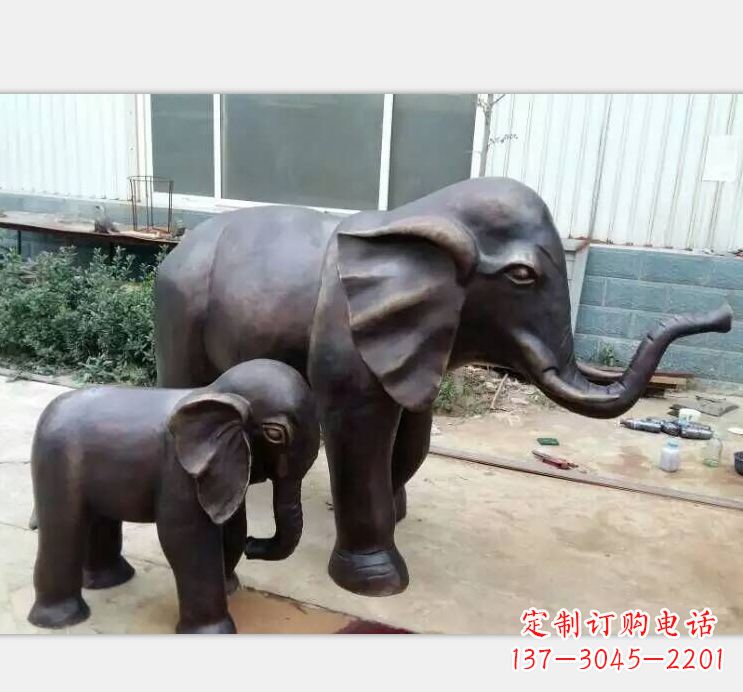 广州铸铜公园大象雕塑