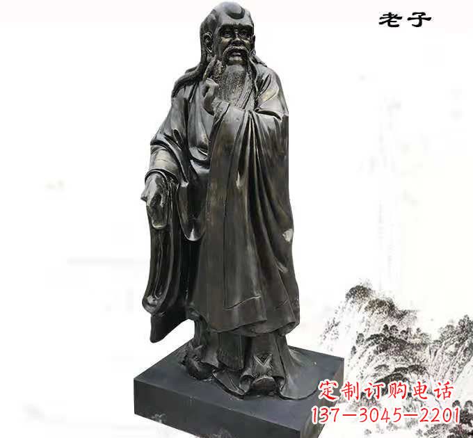 广州铸铜老子雕塑