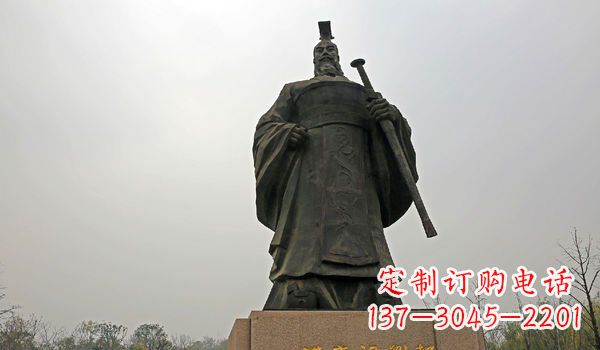 广州铸铜刘邦雕塑