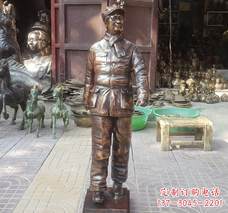 广州铸铜青年时期毛主席